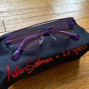Le Specs Purple Sunglasses